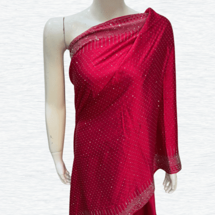 Unstitched Short Silk Kamdani Sarhi